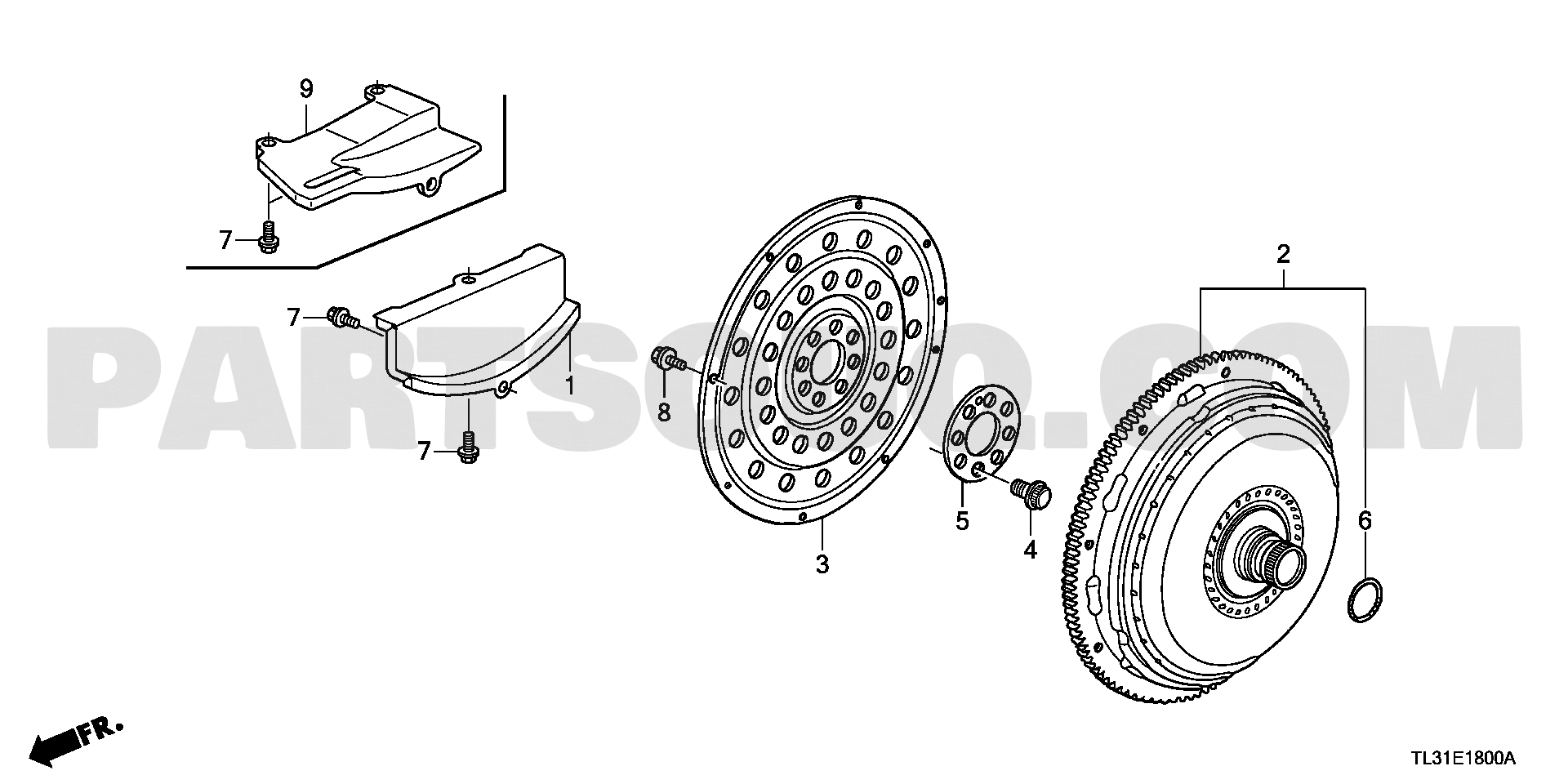 1. エンジン | Honda ACCORD 4D Japan DBA-CU2 Parts Catalogs | PartSouq
