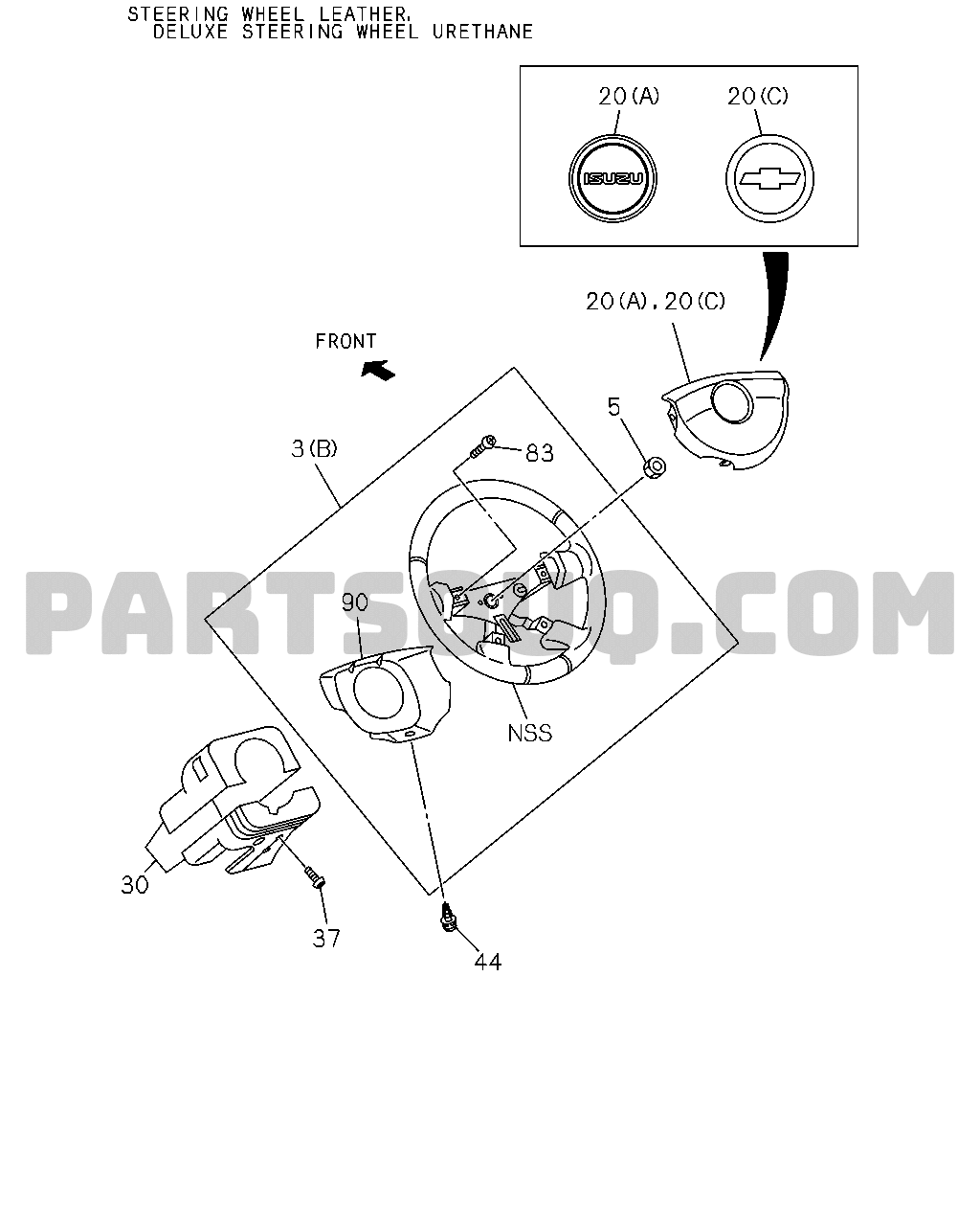 Propeller Shaft, Axles, Steering, Suspension | Isuzu TFR/TFS-RHD ...