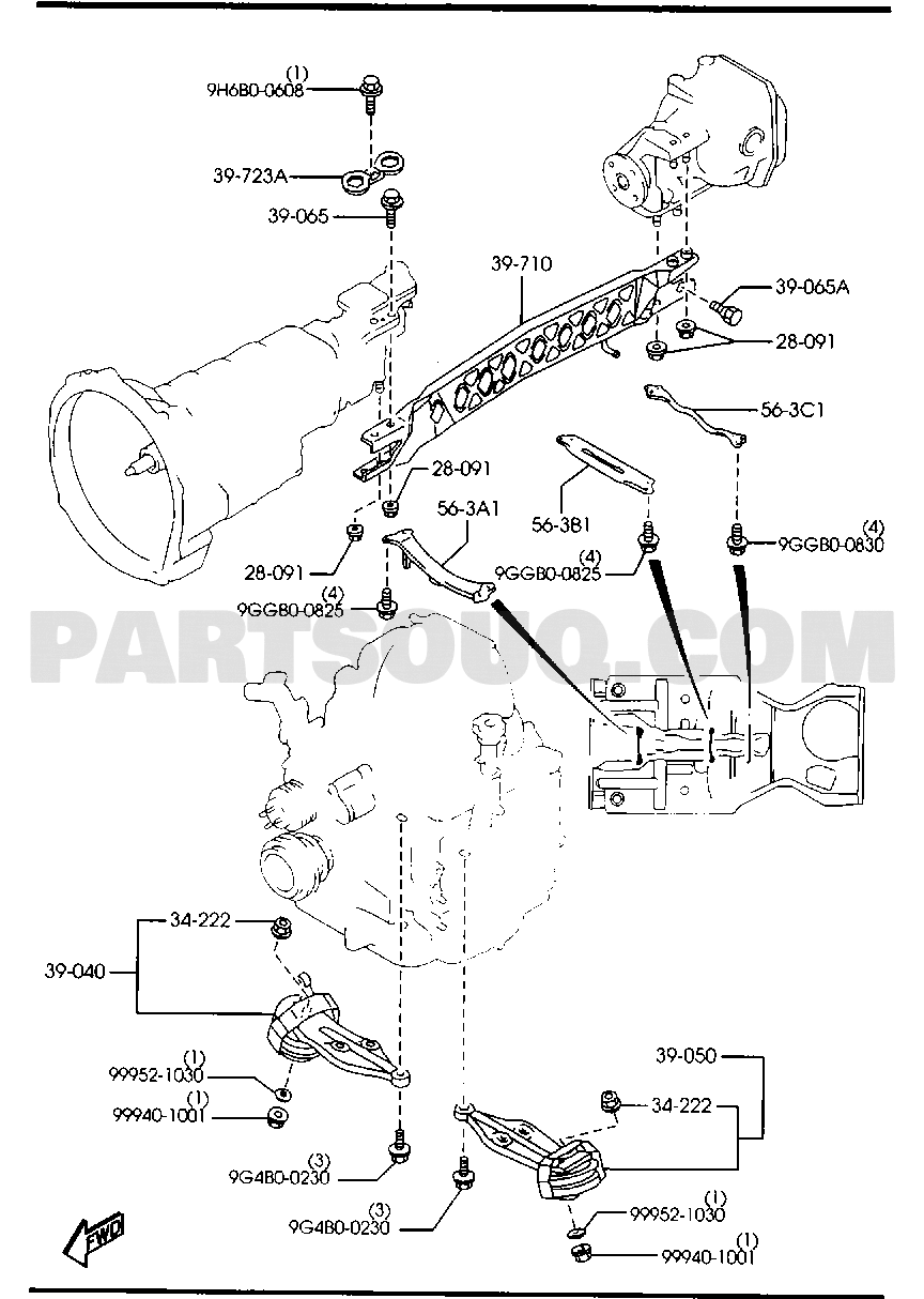 1. ROTOR ENGINE AND TRANSMISSION | Mazda RX-7 ｸ-ﾍﾟ RE Parts