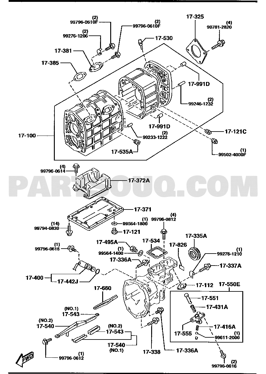 1. ROTOR ENGINE AND TRANSMISSION | Mazda RX-7 ｸ-ﾍﾟ RE Parts