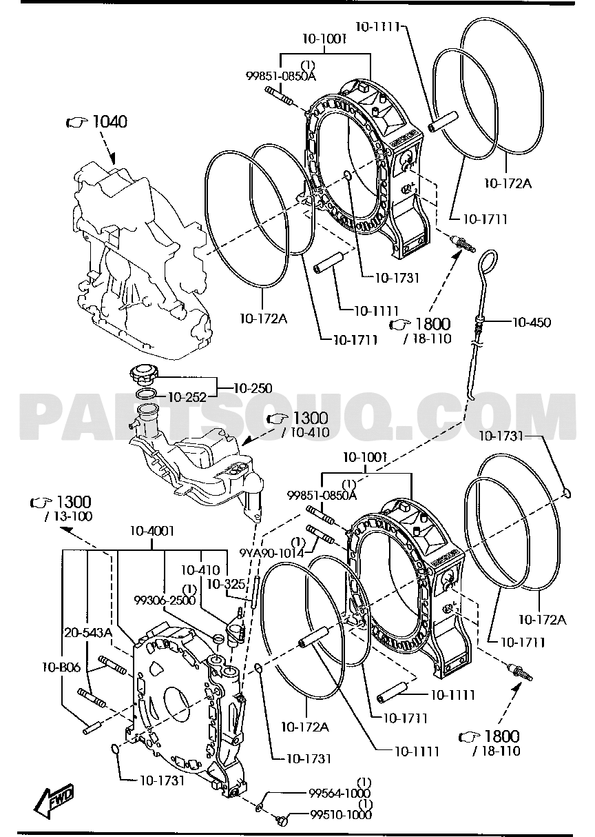 Rotor Engine And Transmission | Mazda RX-8 ï½¸-ï¾ï¾ RE Parts ...