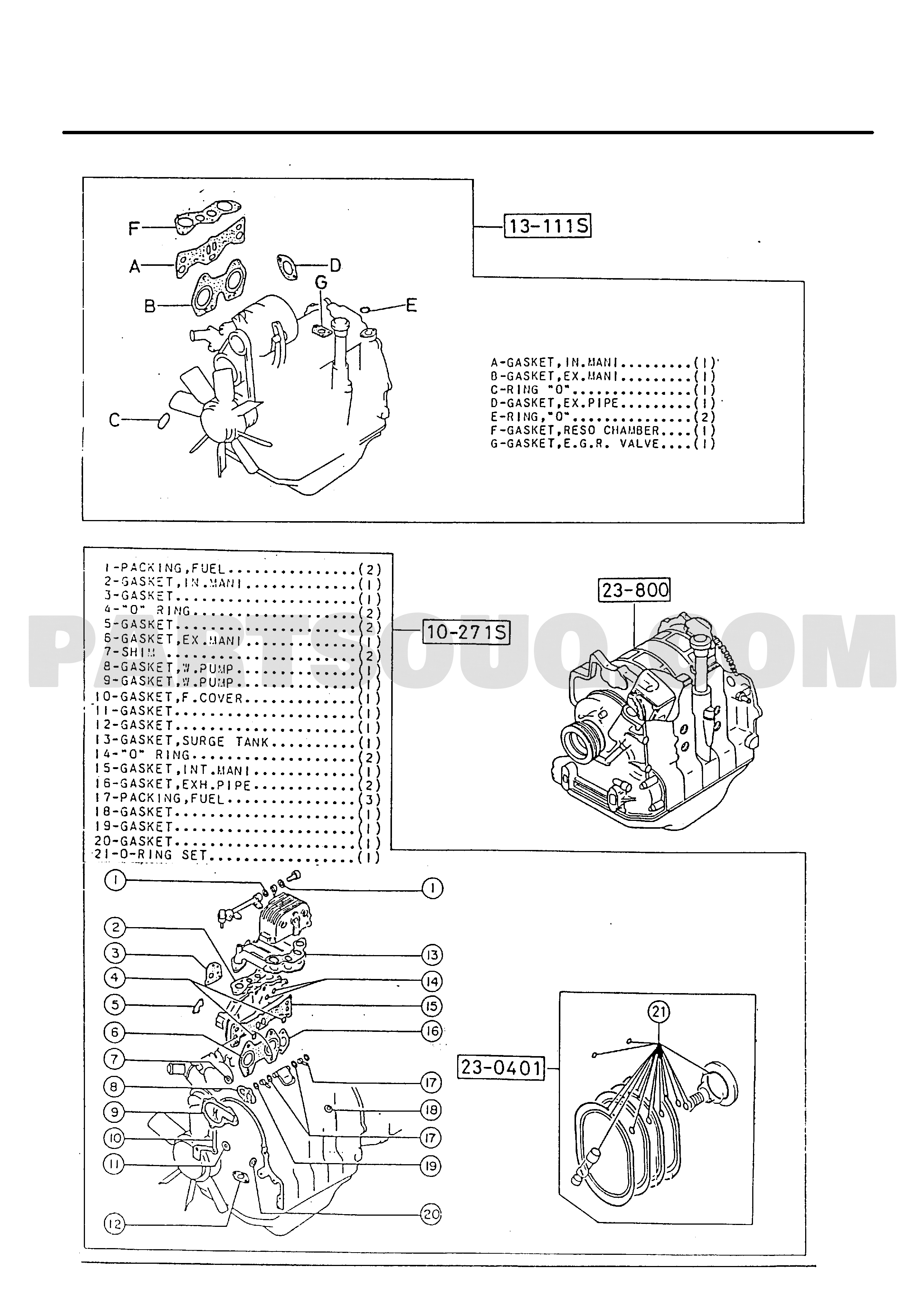 GASOLINE-ENGINE & TRANSMISSION | Mazda RX-7 1988 AUFA01 Parts