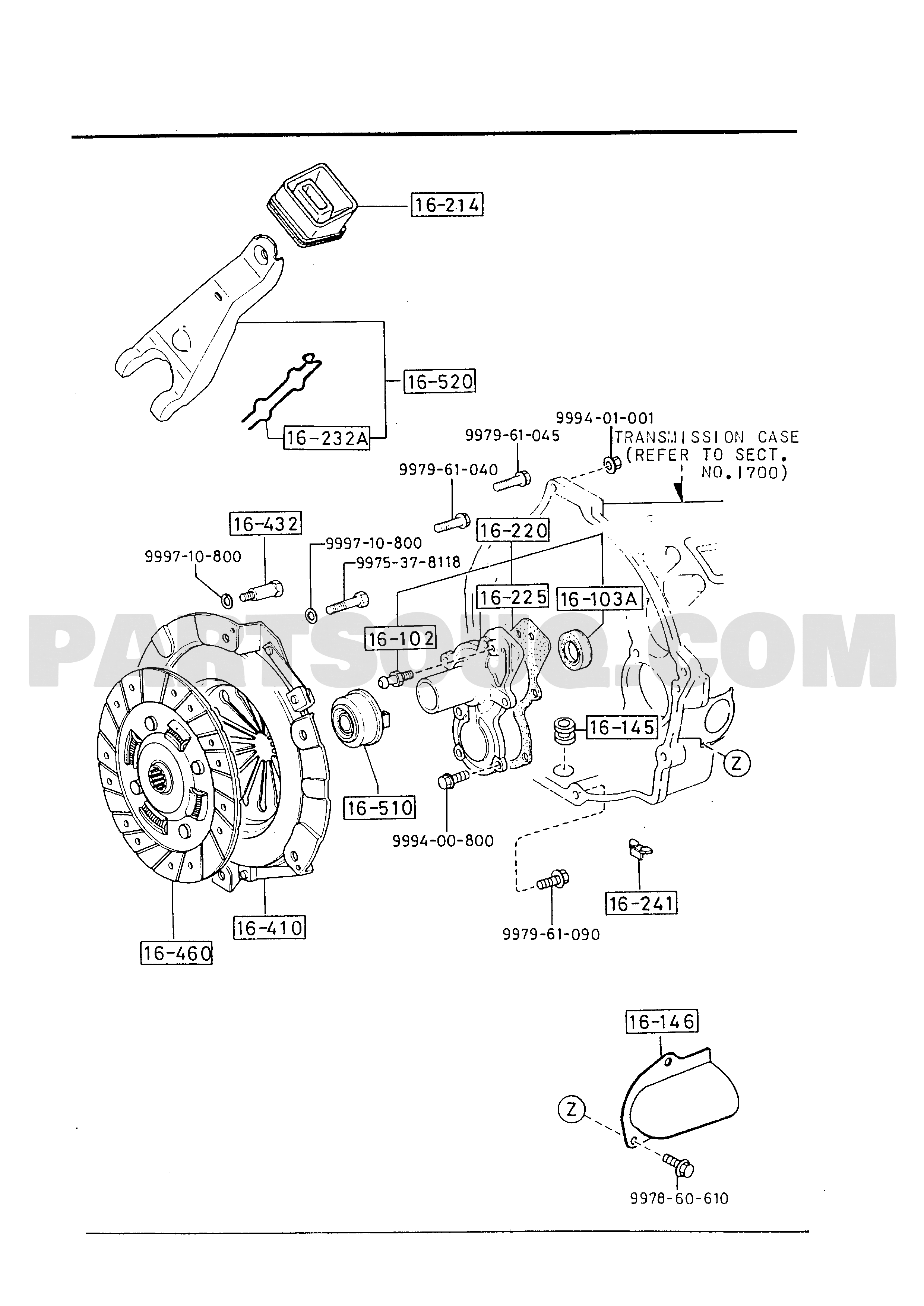 GASOLINE-ENGINE & TRANSMISSION | Mazda RX-7 1988 AUFA01 Parts