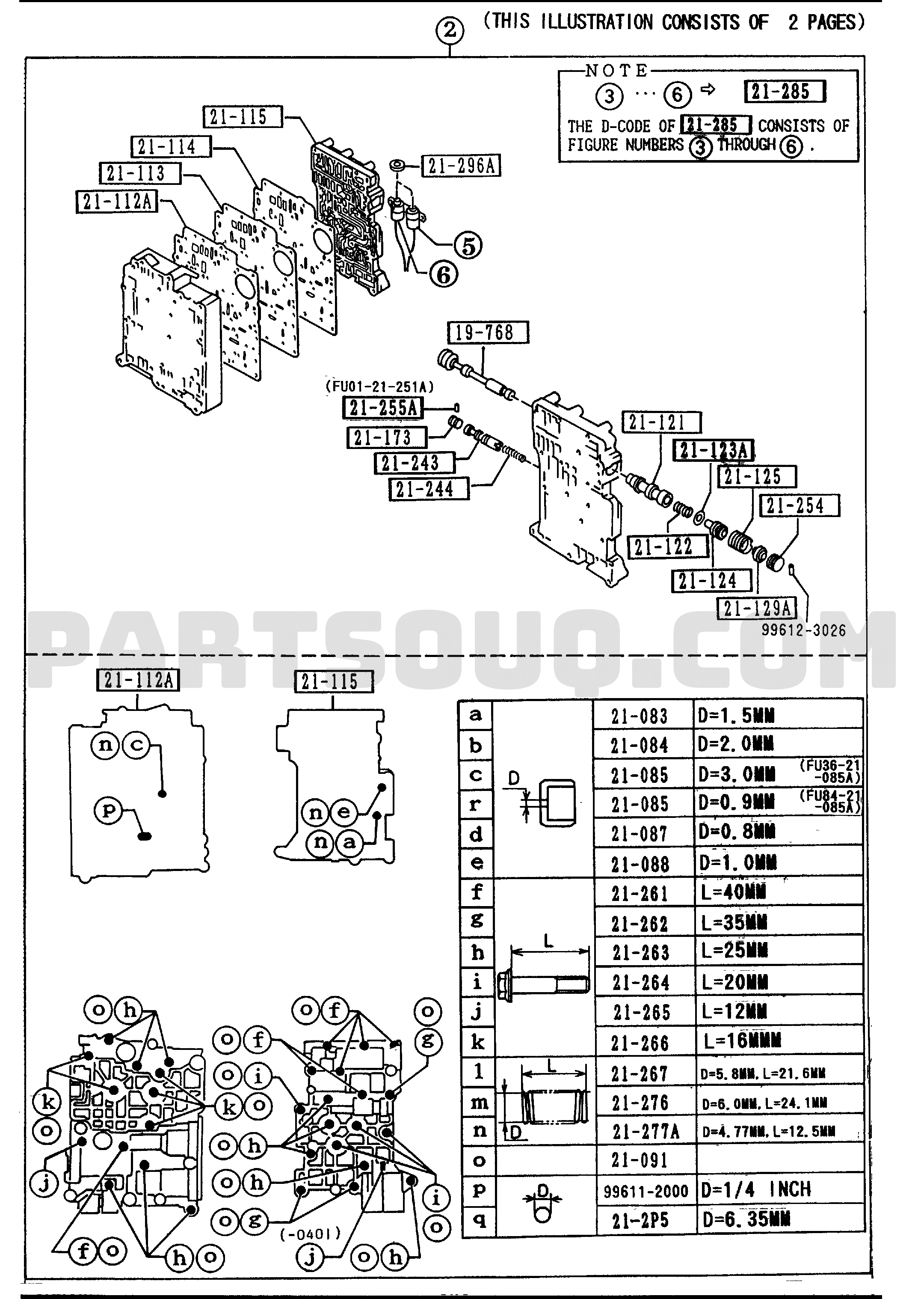 C1. GASOLINE-ENGINE & TRANSMISSION | Mazda MX-6 1990 AUGA03 Parts 