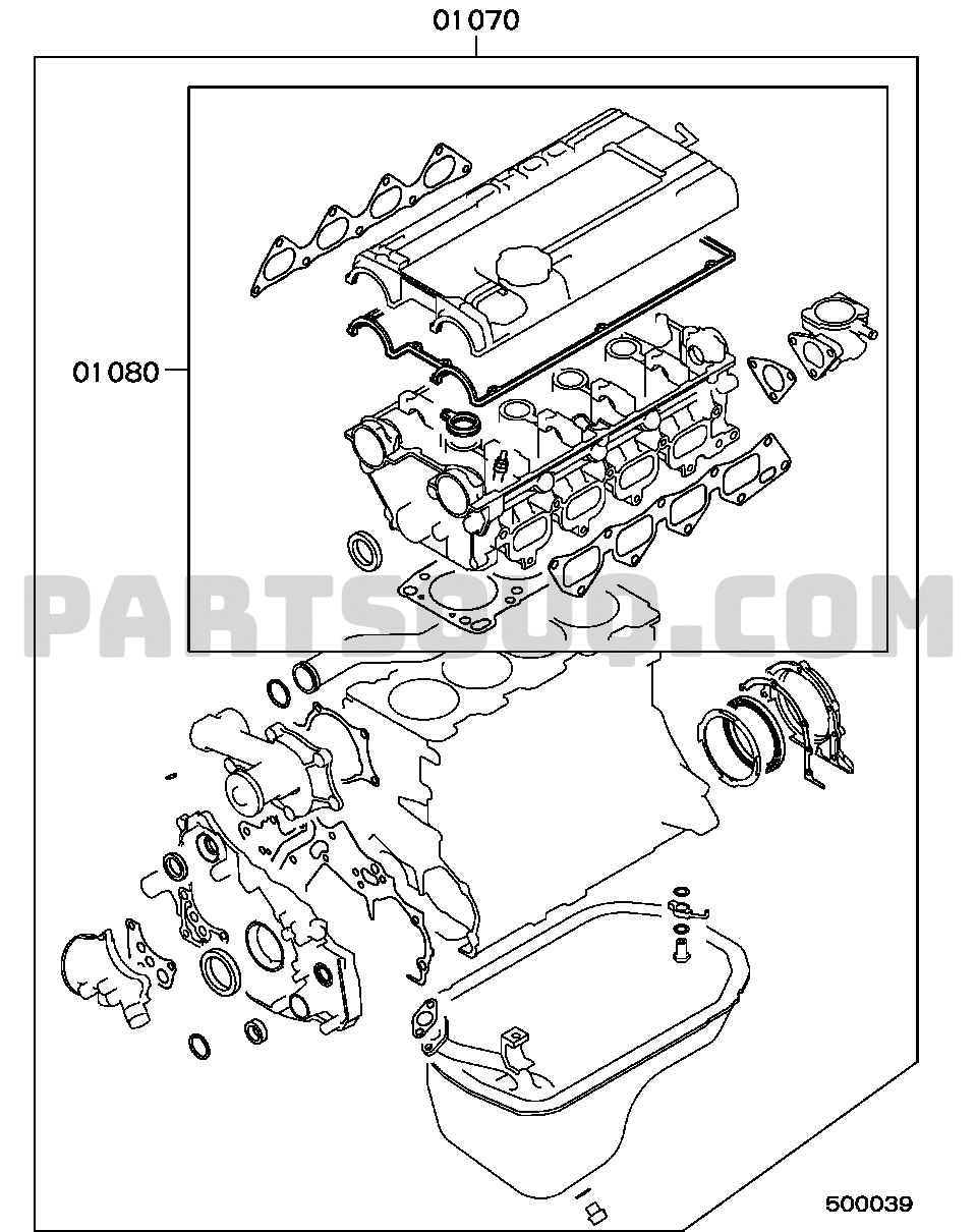Engine | Mitsubishi ETERNA SAVA Japan E39A Parts Catalogs | PartSouq