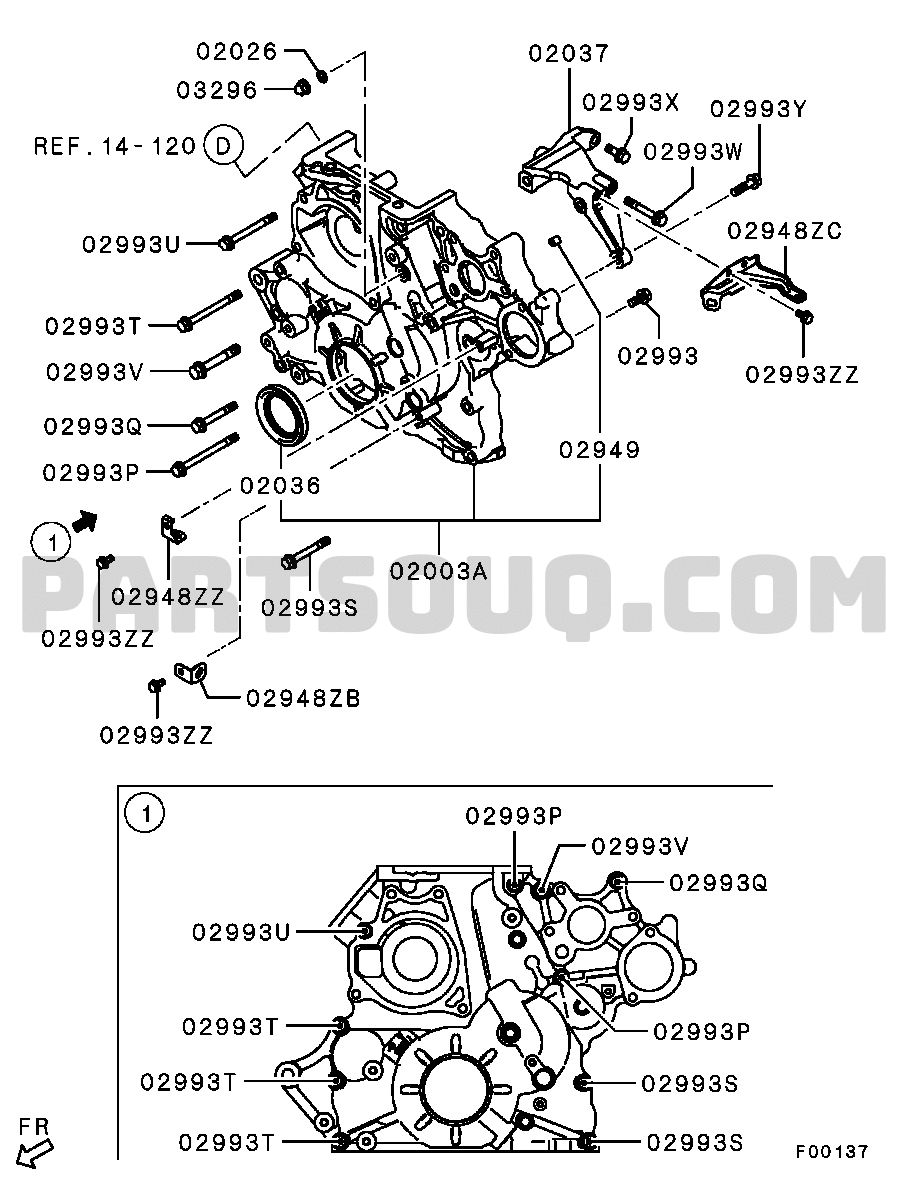 Engine | Mitsubishi L200,L200 SPORTERO General (EXPORT) KB8T Parts Catalogs  | PartSouq