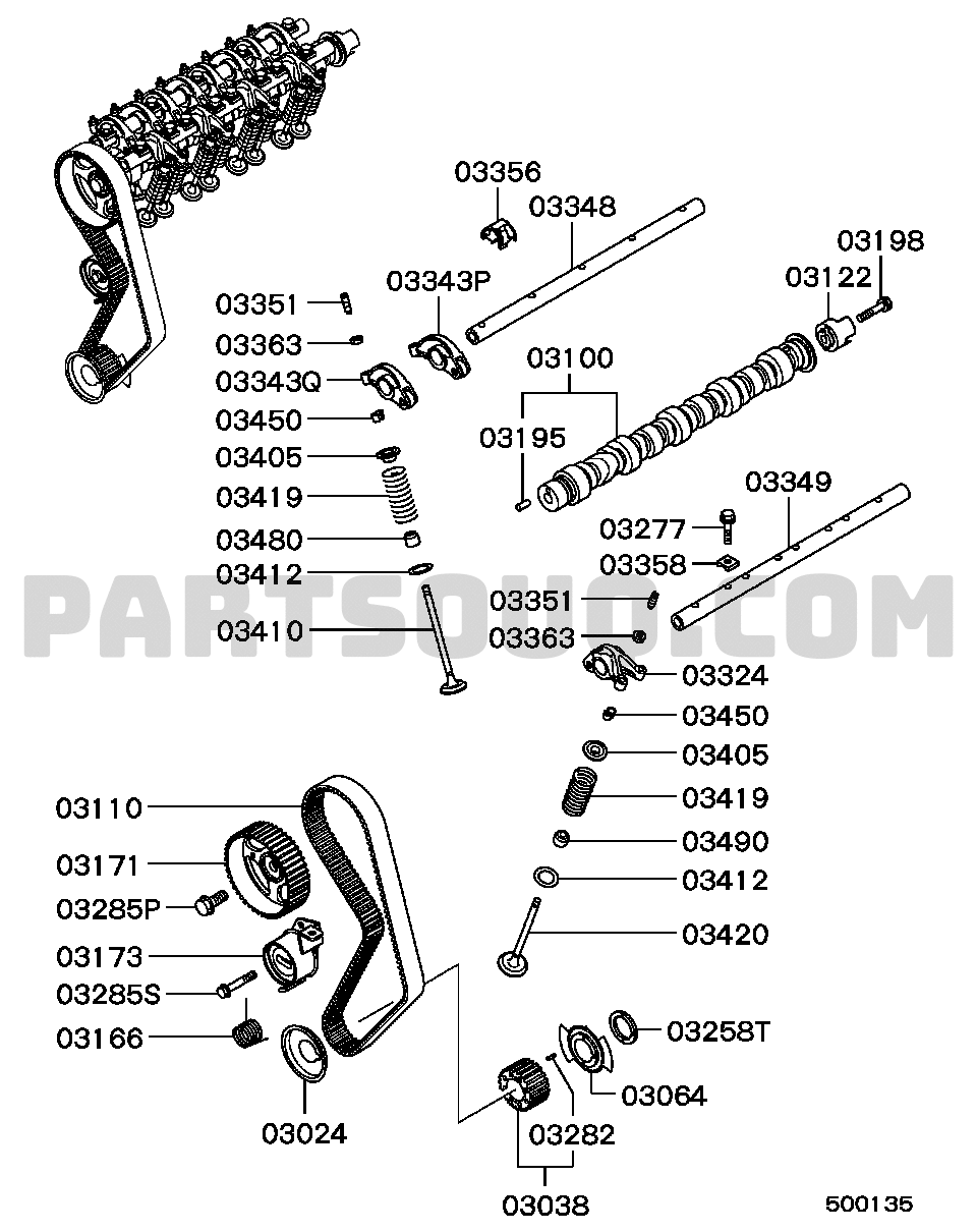 Einspritzpumpe Mitsubishi carisma 1,8 GDI MD351017 MD351017 - METO