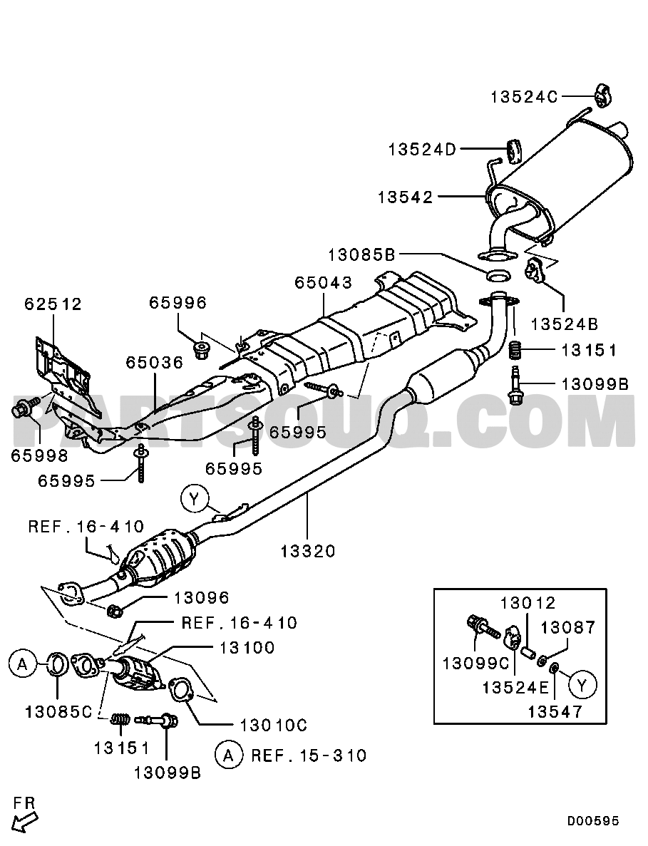 Engine   Mitsubishi LANCER General EXPORT CY1A Parts Catalogs