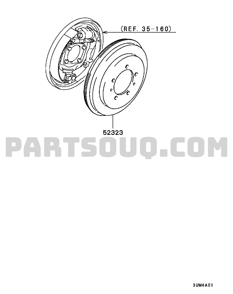 Verteilergetriebe Mitsubishi Pajero II (V 20) MR165982 30637724