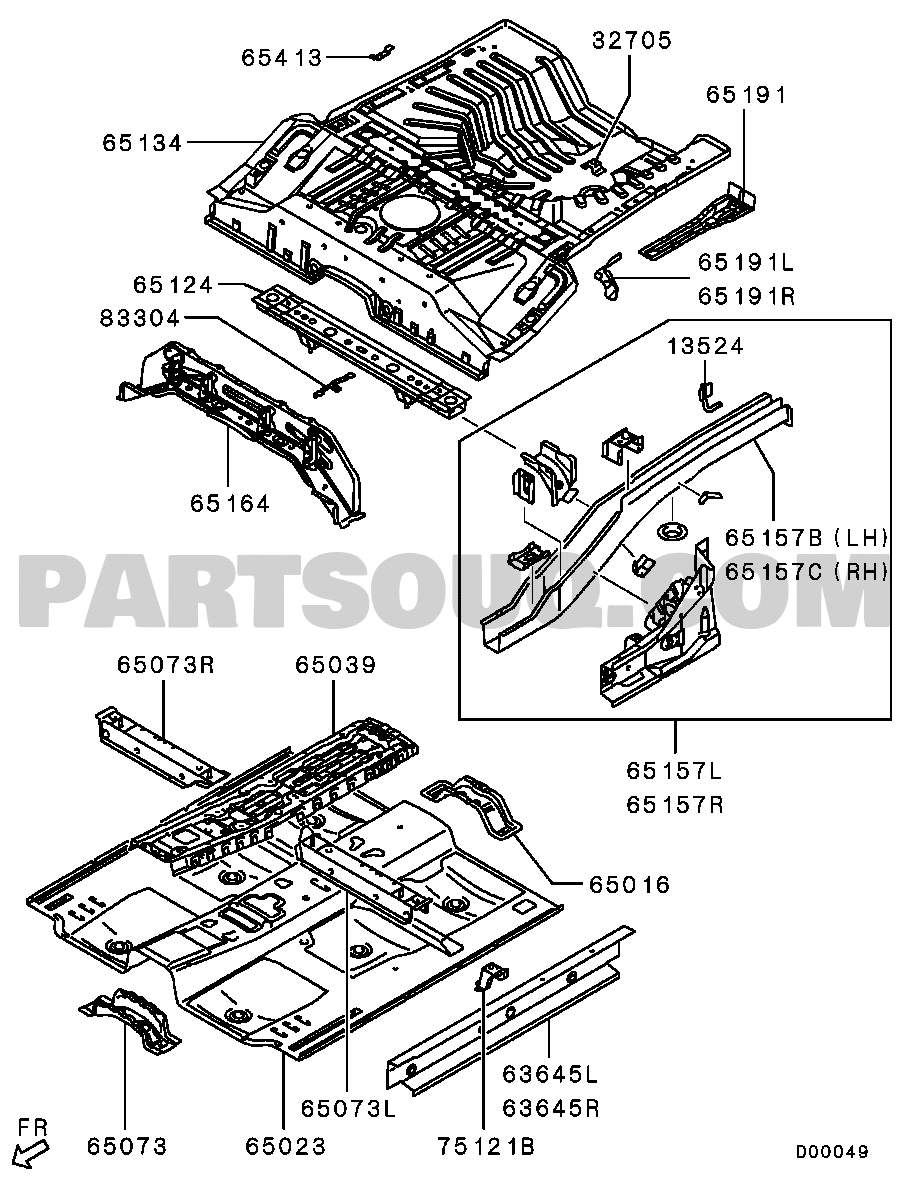 Body | Mitsubishi COLT/COLT PLUS Japan Z27AG Parts Catalogs | PartSouq