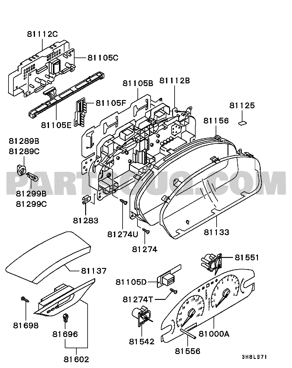 Electrical | Mitsubishi GALANT/ASPIRE Japan EC5A Parts Catalogs 