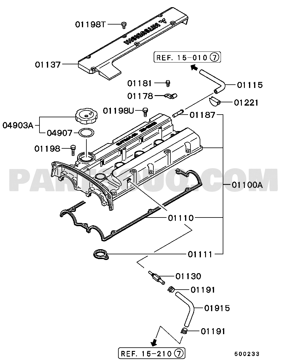 Engine | Mitsubishi LIBERO/LIBERO CARGO Japan CD5W Parts Catalogs