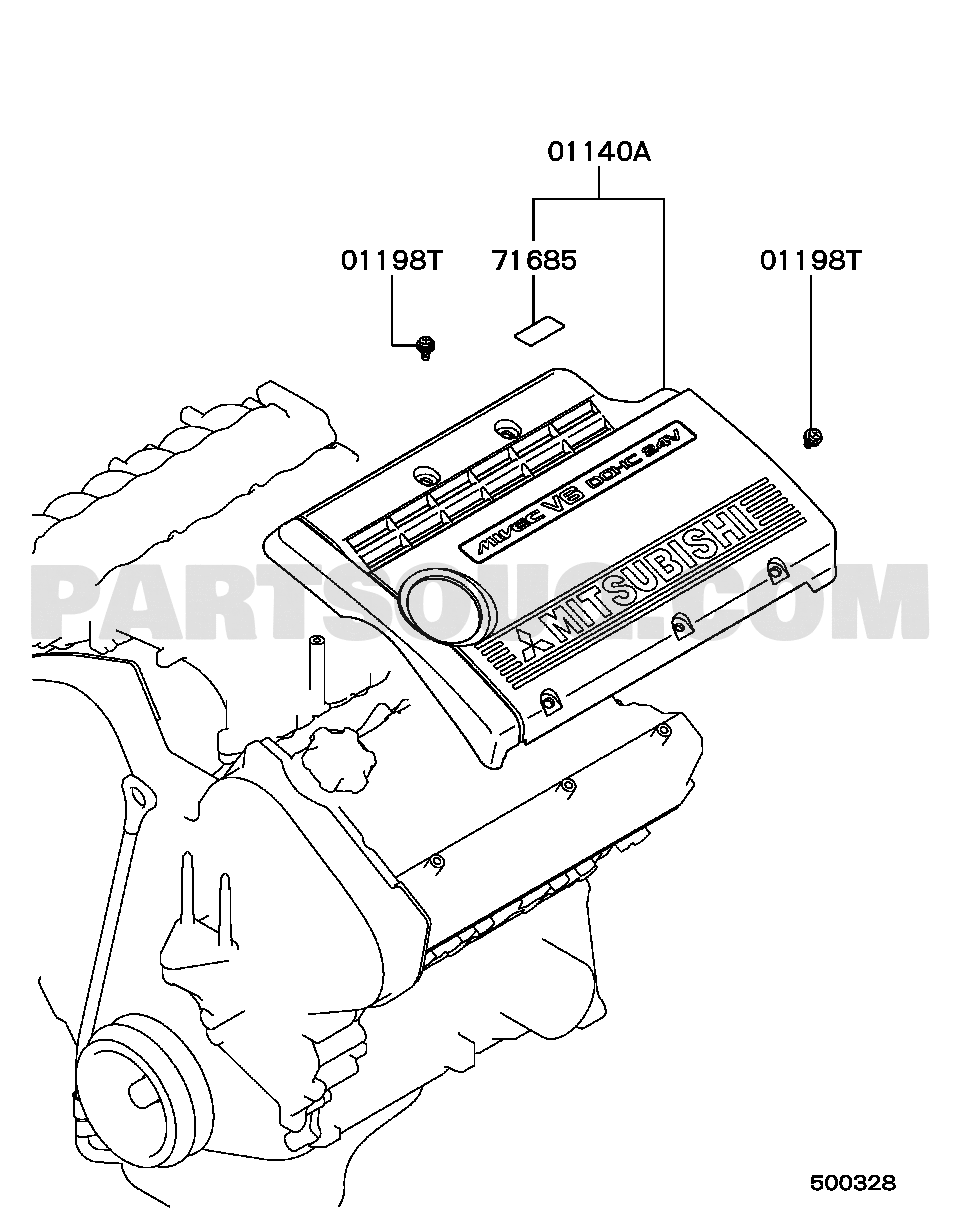 Engine | Mitsubishi FTO Japan DE3A Parts Catalogs | PartSouq
