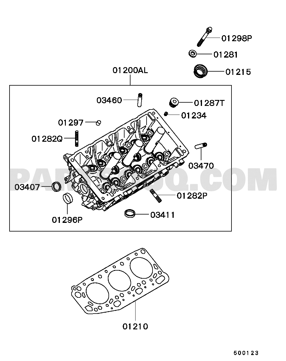 Engine | Mitsubishi FTO Japan DE3A Parts Catalogs | PartSouq