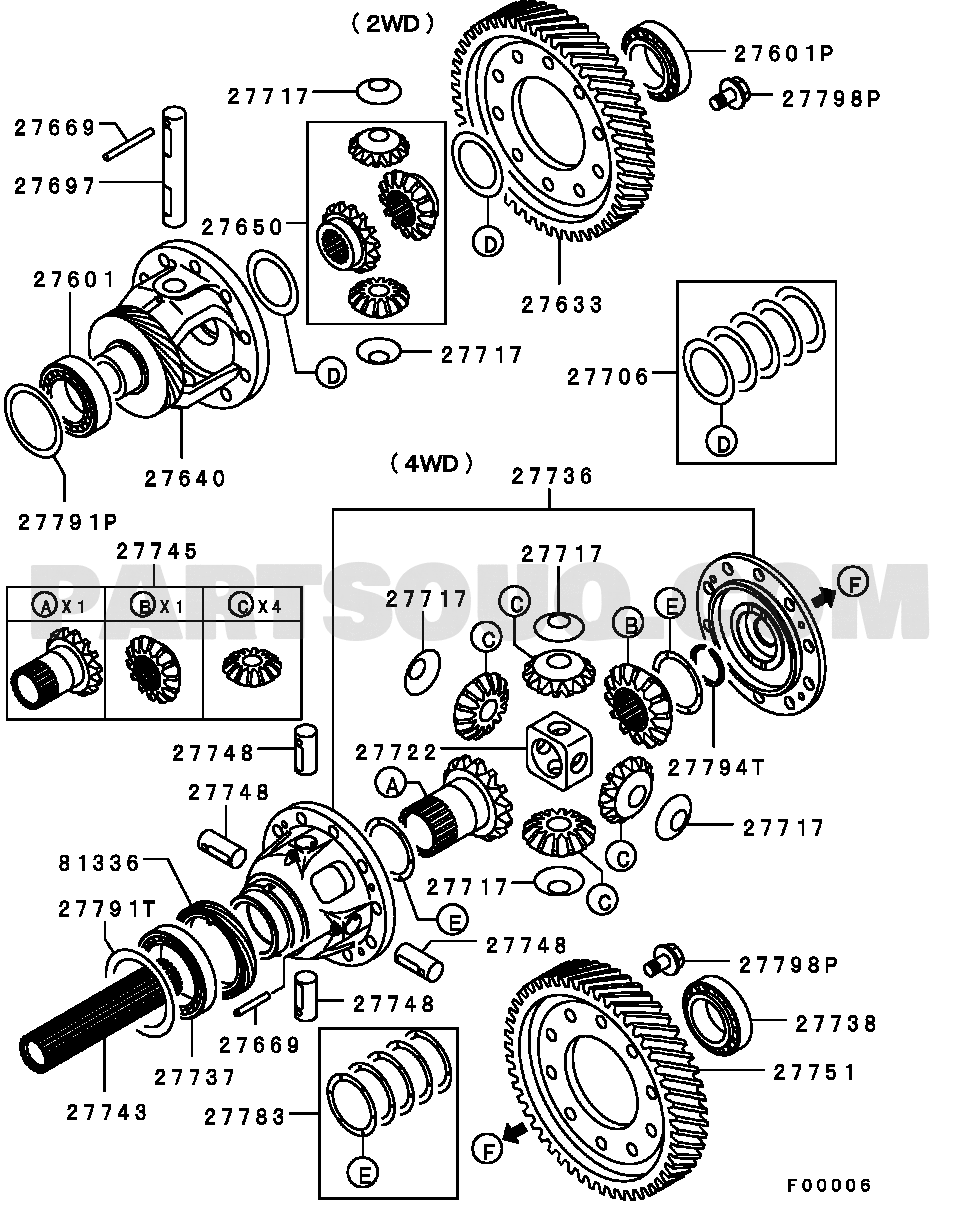 MITSUBISHI CHARIOT GRANDIS 整備解説書 '97-10 Power Train | Mitsubishi CHARIOT GRANDIS Japan N84W Parts Catalogs