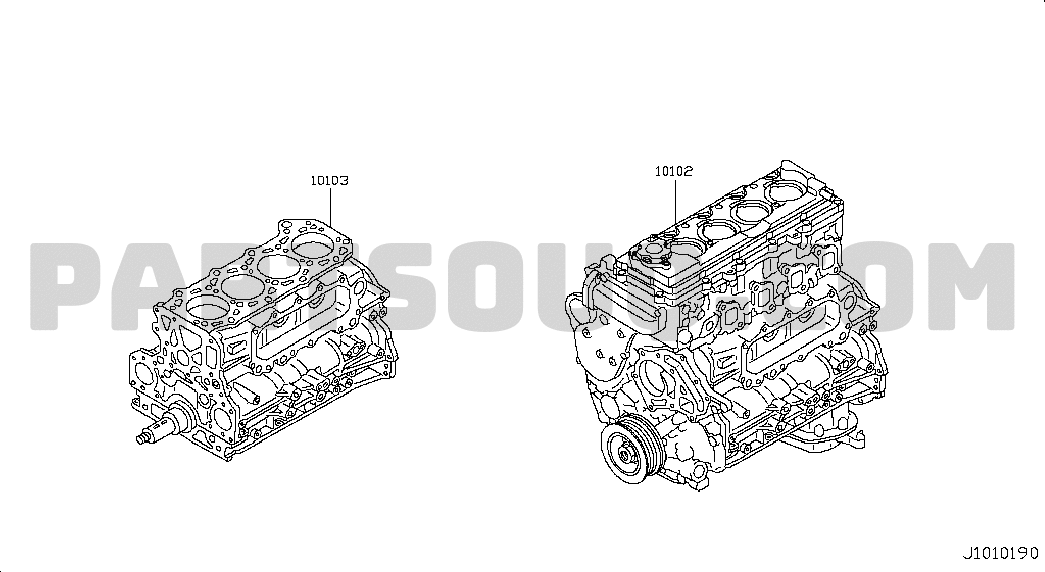 ENGINE MECHANICAL | Nissan CIVILIAN 04.2015 W41 Parts Catalogs ...