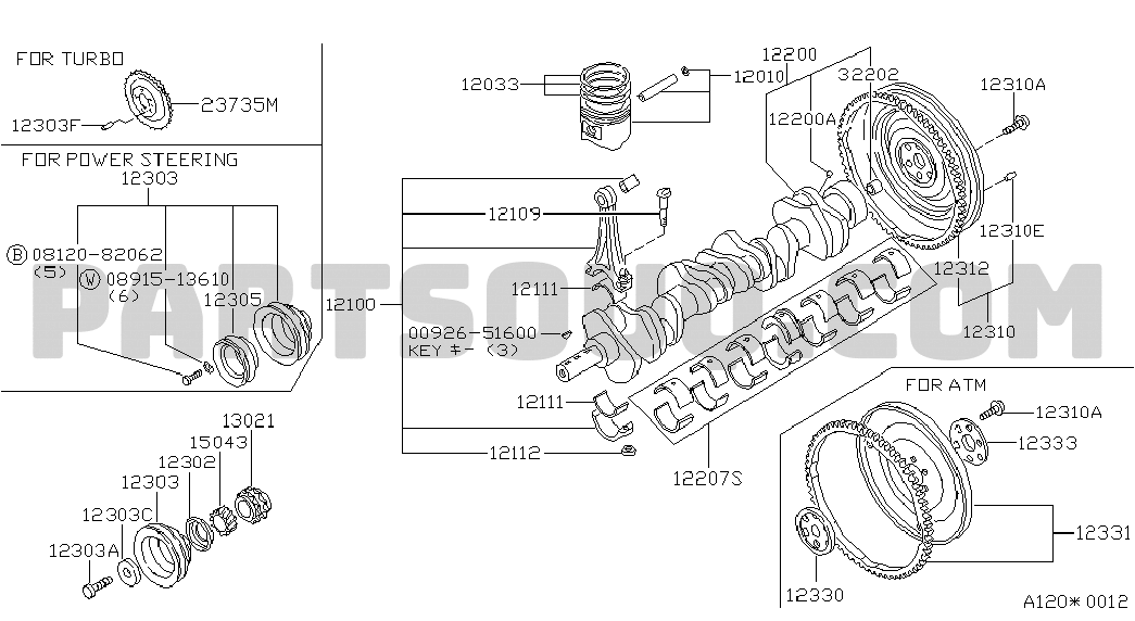 ENGINE MECHANICAL | Nissan 280ZX 07.1978 07.1983 Parts ENGINE MECHANICAL | Nissan 280ZX 07.1978 07.1983 Parts