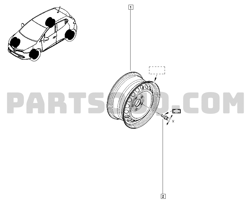 IsotBox-Ouvre-bouton de poignée de couvercle, couleur noire, Renault Clio 4  MK4, 681089881R - 689212075R - AliExpress