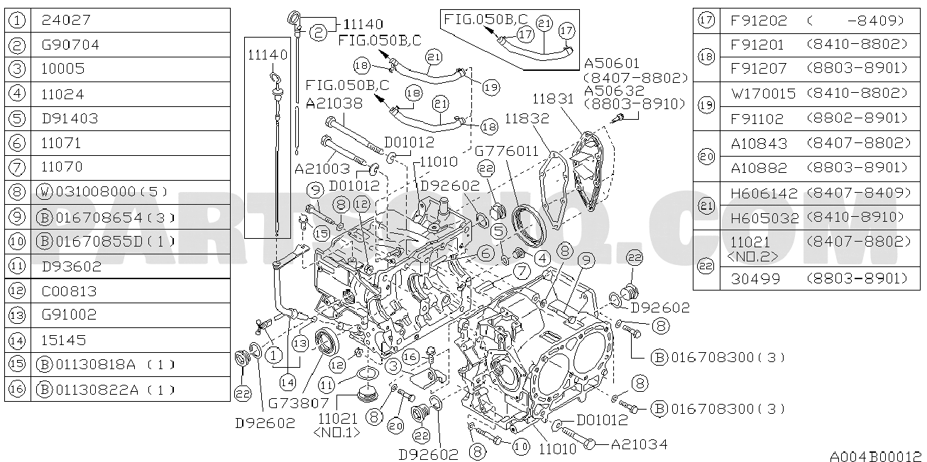 ENGINE MAIN | Subaru LEONE Japan 00.07.1987 Parts Catalogs | PartSouq