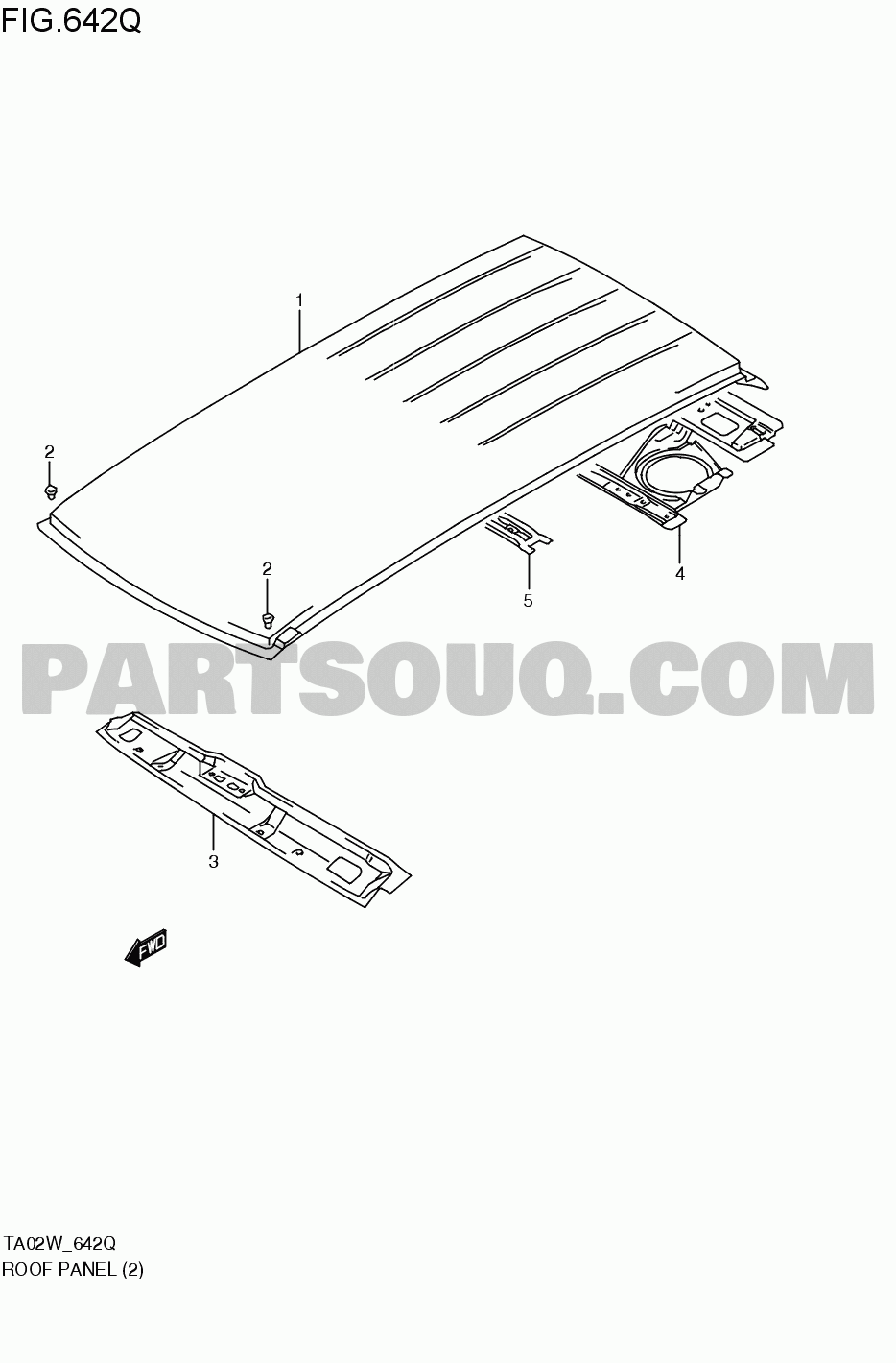 Body | S Escudo TA02W Parts Catalogs | PartSouq