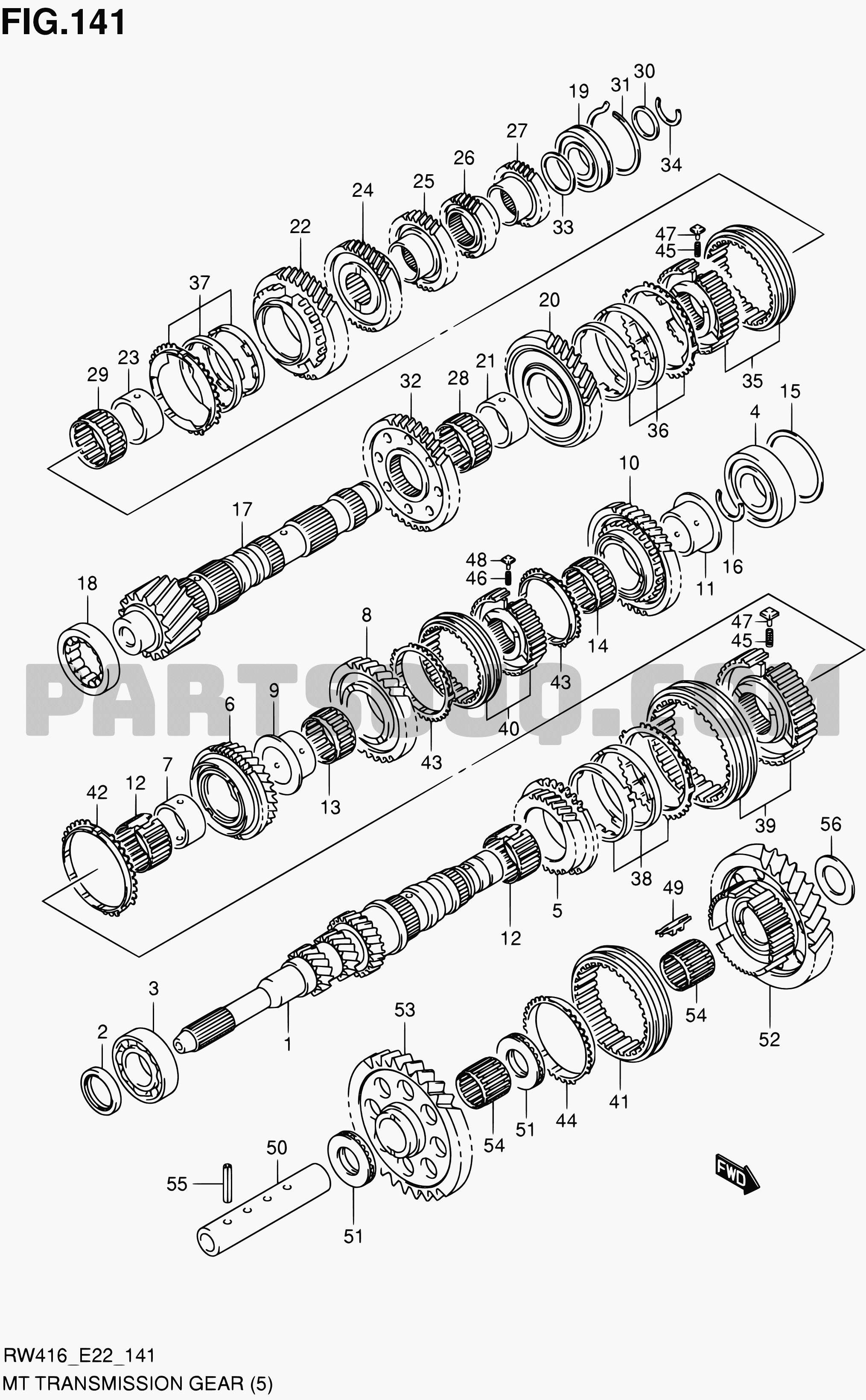 7. Transmission | Suzuki SX4 RW419 RW419D (MAGYAR) Parts Catalogs 