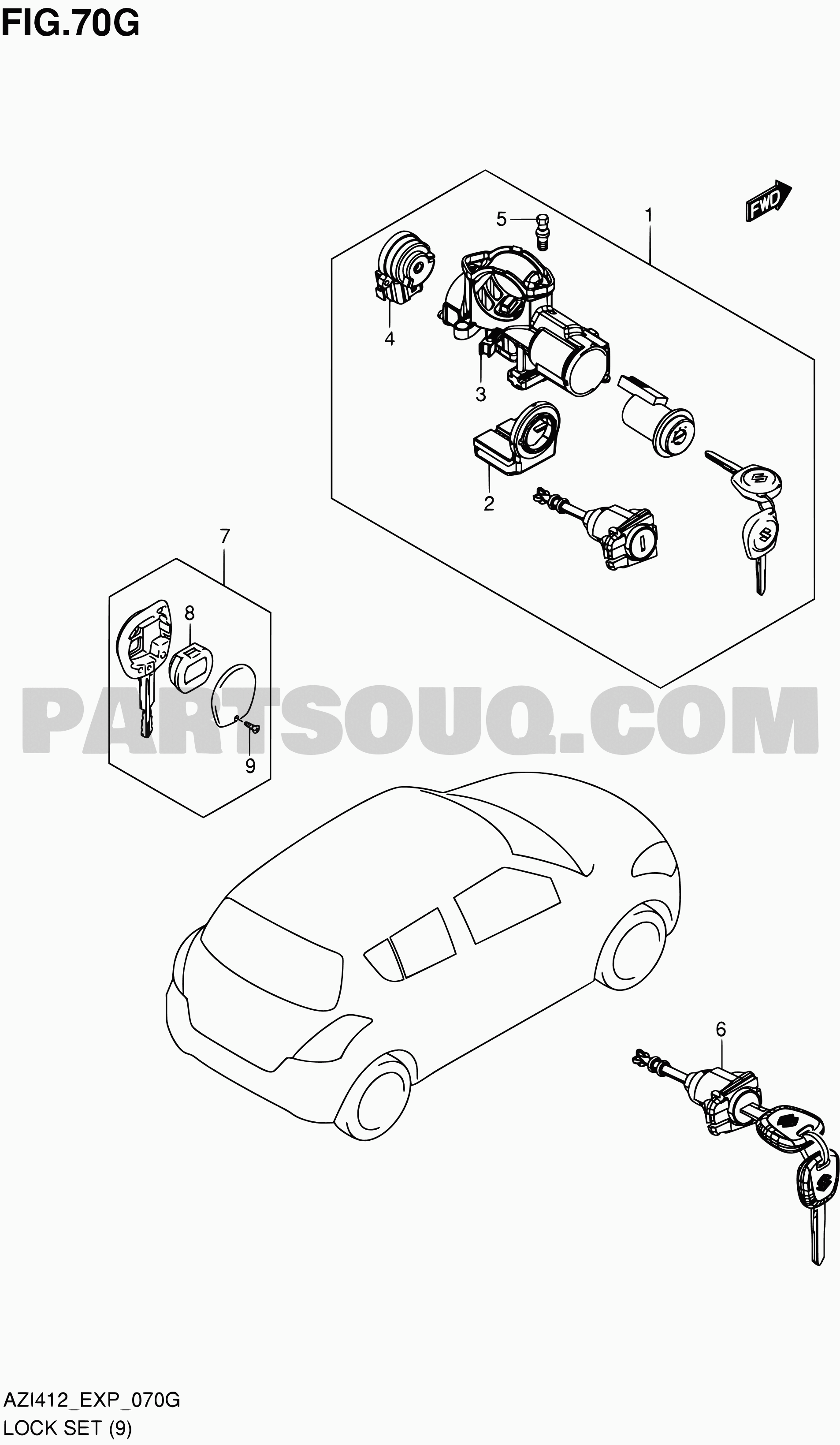 9. Electrical | Suzuki Swift AZI412 AZI412 (E43) Parts Catalogs 