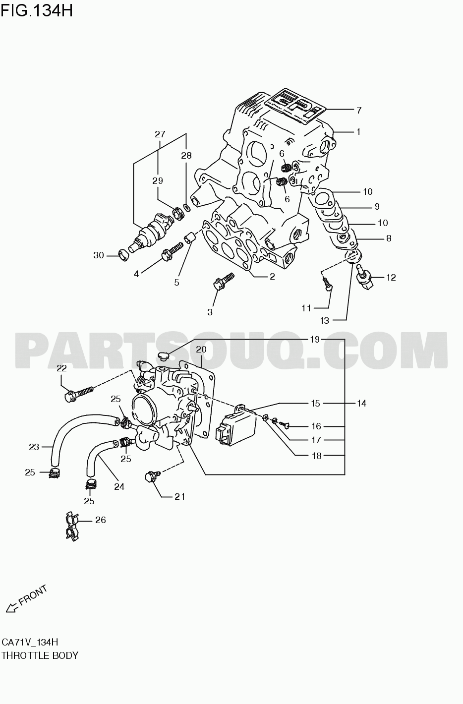 Engine / Fuel tank | Suzuki Alto CA71V Parts Catalogs | PartSouq