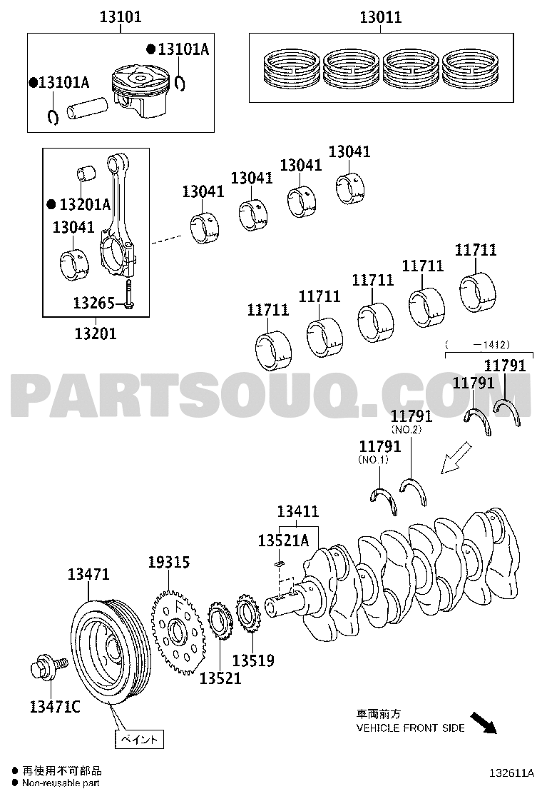 Engine/Fuel/Tool | Toyota HARRIER/HYBRID ZSU60W-ANXGP ASU6#,AVU65 