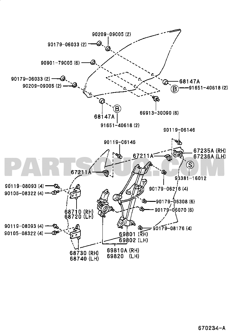 Body/Interior | Toyota MARK 2 GX100-ATPQK GX10#,JZX10#,LX100 Parts 