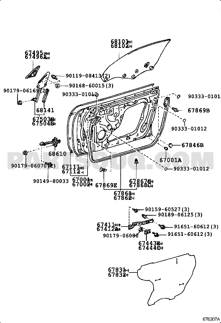 Body/Interior | Toyota MARK 2 JZX90-ATPZF GX90,LX90,SX90,JZX9