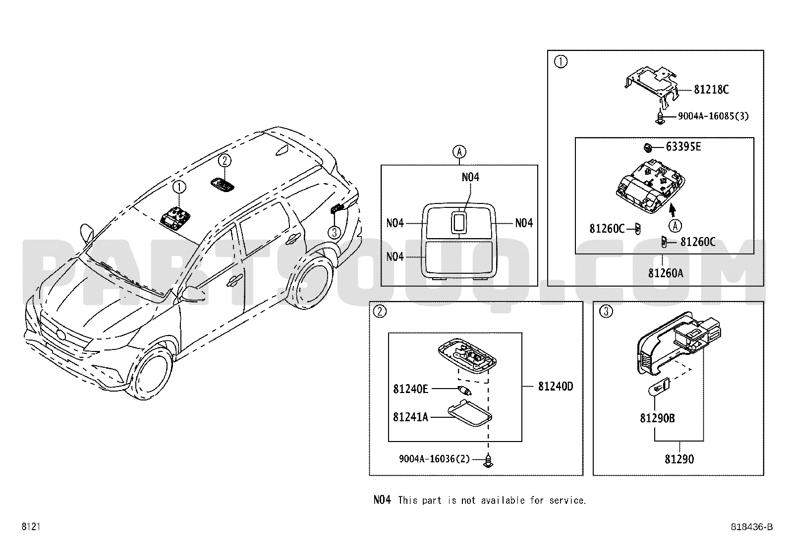 Body/Interior, Toyota RUSH F800LE-GMMFP F800, Parts Catalogs