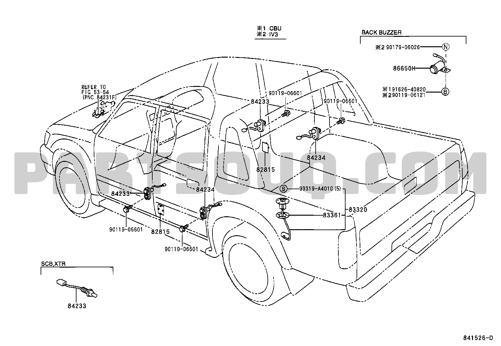 Electrical | Toyota HILUX LN166L-TRMDS 03.2000 Parts Catalogs 
