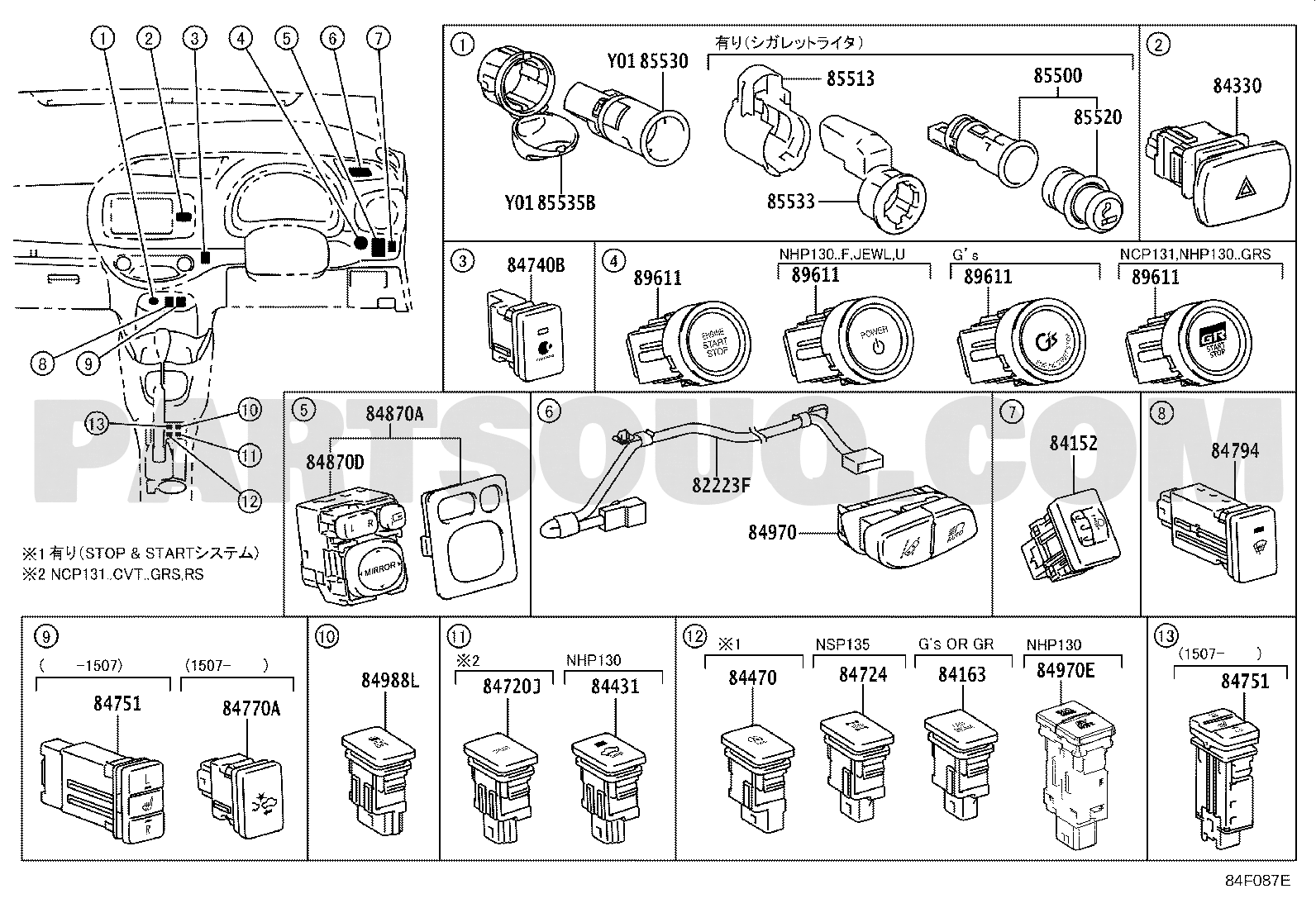 本物品質の TOYOTA Vitz トヨタ ヴィッツ 革巻きステアリング 08460-52220-C6 exattacursos.com.br