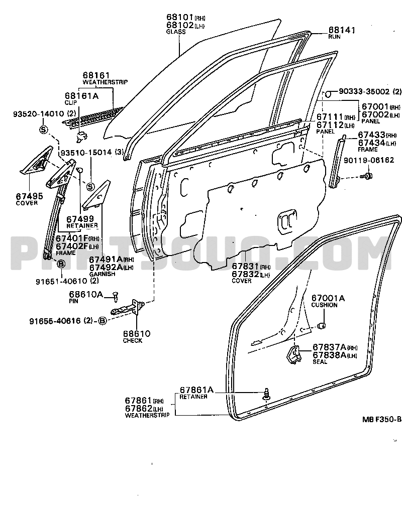 Body/Interior | Toyota COROLLA EE80-EEKBS AE8#,CE80,EE80 ...