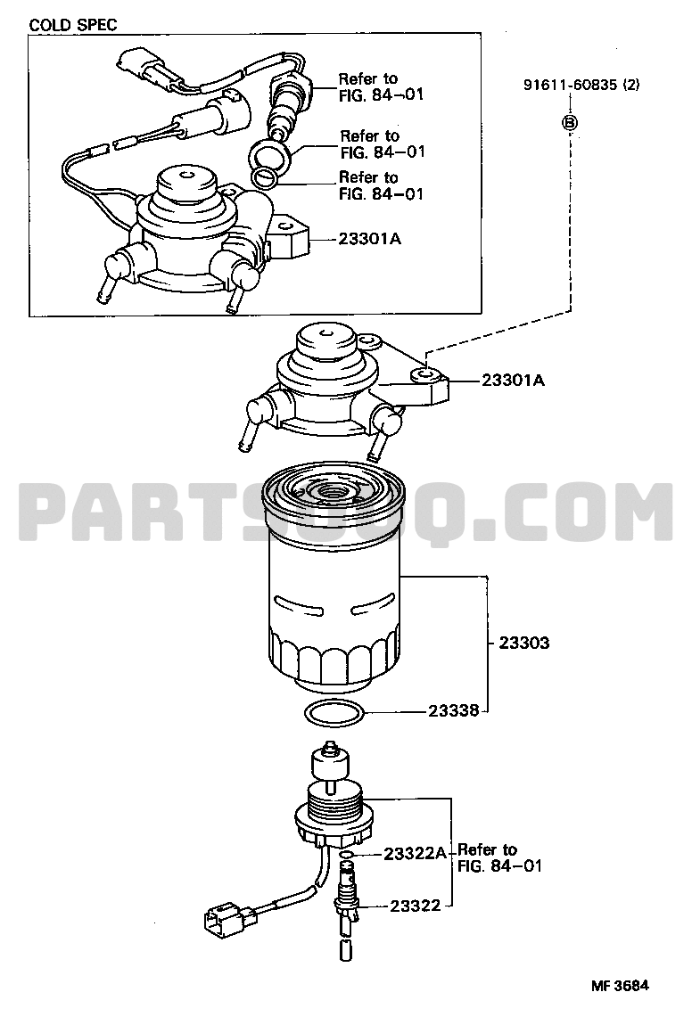 Engine/Fuel/Tool | Toyota BLIZZARD LD20-MN LD2# Parts Catalogs 