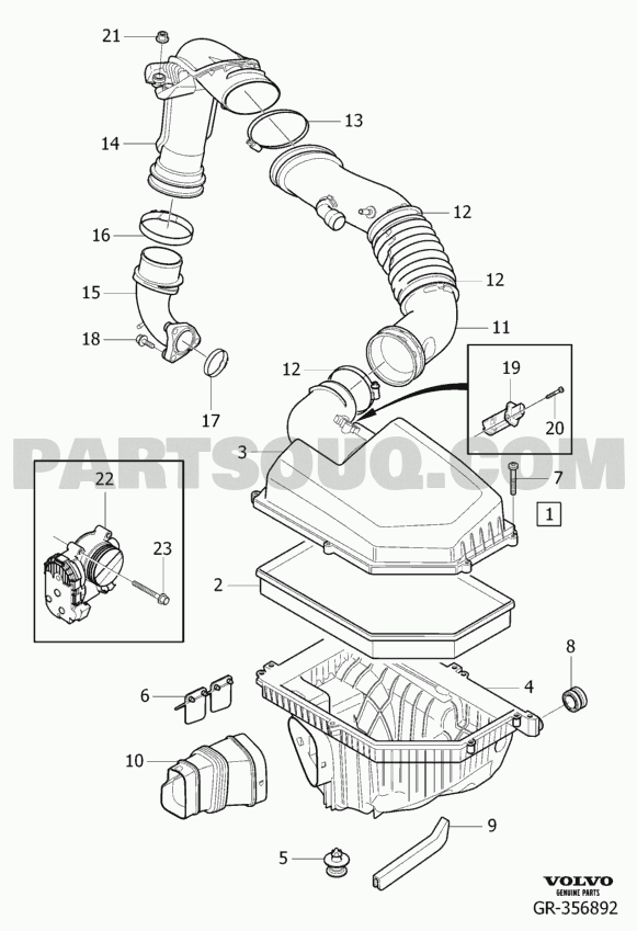 Engine with mountings and equipment | Volvo S60 (11-) 2011 B4164T Parts  Catalogs | PartSouq