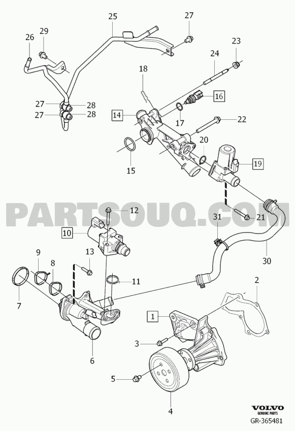 Volvo v40 online parts list