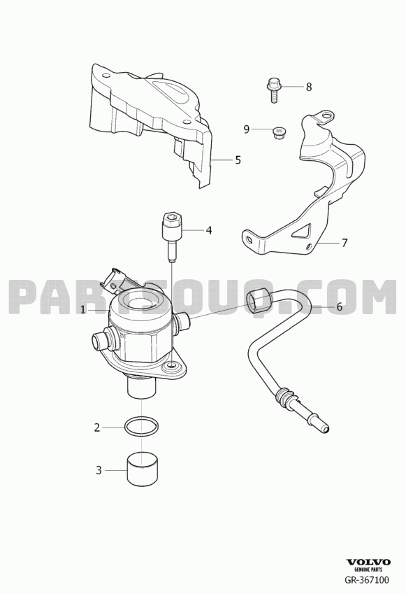 Engine with mountings and equipment | Volvo S60 (11-) 2011 B4164T Parts  Catalogs | PartSouq