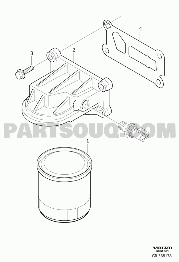 2 Engine with mountings and equipment | Volvo S40 (04-) Volvo Cars 