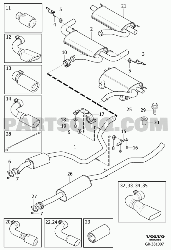 Engine with mountings and equipment | Volvo S60 (11-) 2011 B4164T Parts  Catalogs | PartSouq