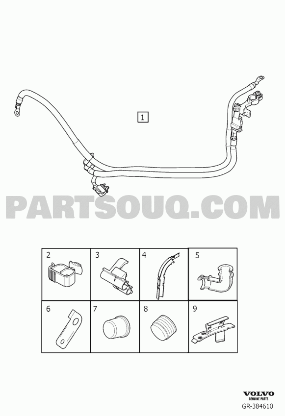 2 Engine with mountings and equipment | Volvo V40 Cross Country  International Misc (INT) 2013 Parts Catalogs | PartSouq | Automatten