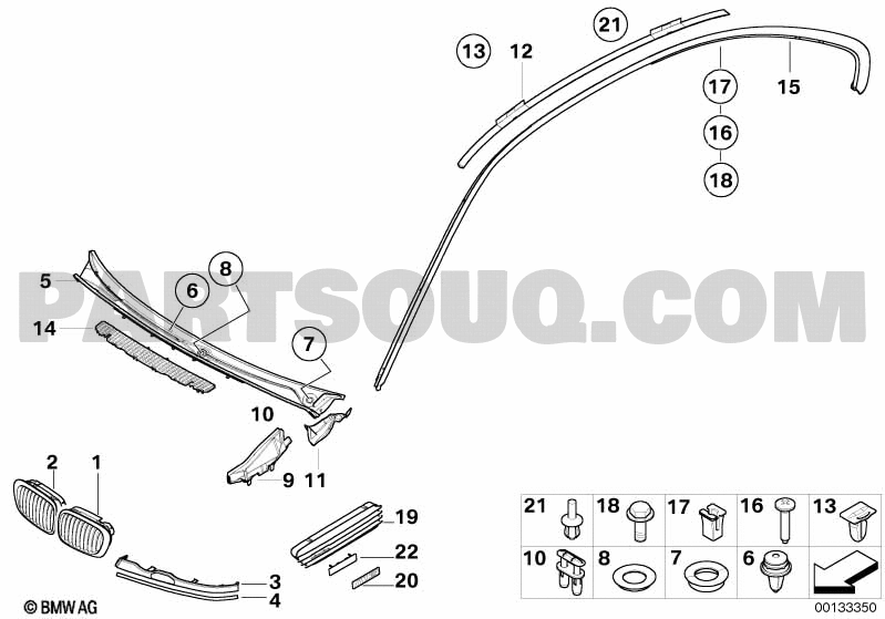 Bmw e46 store exterior trim
