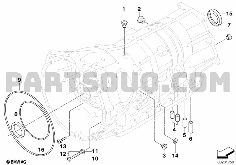 Individual transmission parts | BMW X5 4.8is FA92 E53 | Parts