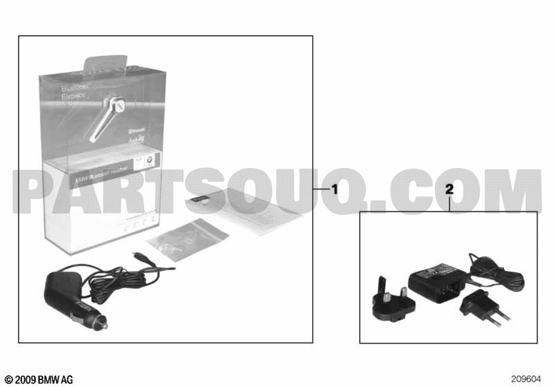 Bmw bluetooth sales headset