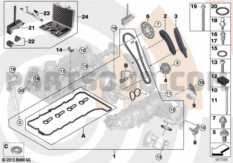 Bmw x1 timing deals chain