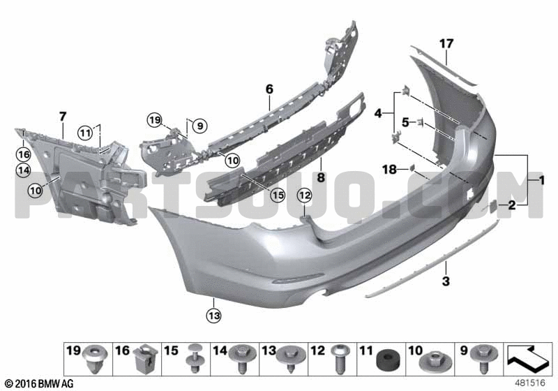 パリコレクション rear Bumper, | PartSouq | Catalogs Parts | G31 JN51 530dX B 弁当箱・水筒