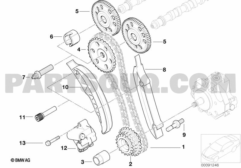 Valve train BMW 320d AP71 E46 Parts Catalogs PartSouq