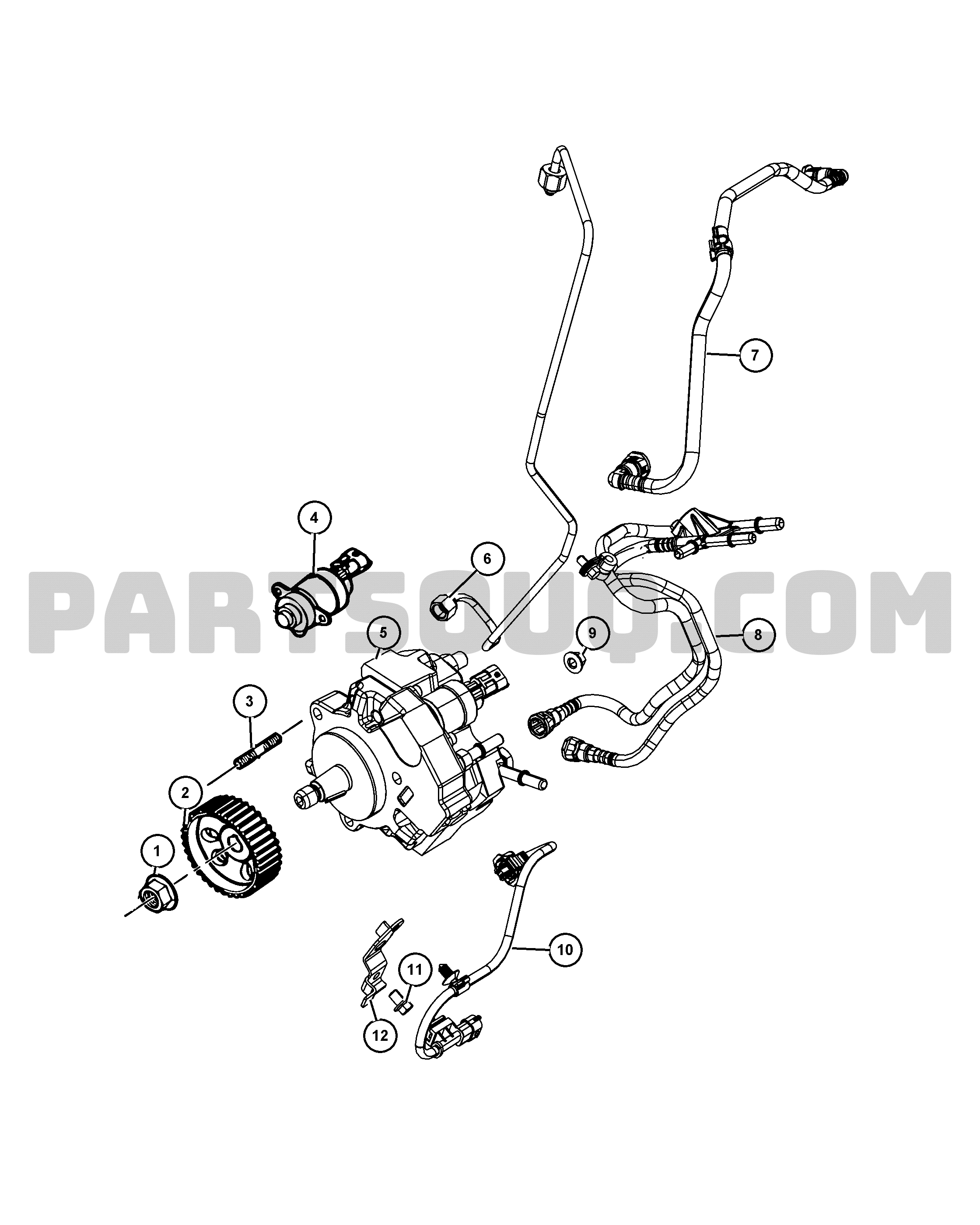 FUEL INJECTION PUMP 2.8L [EN0] | Dodge KA - DODGE NITRO CKD KA5P74