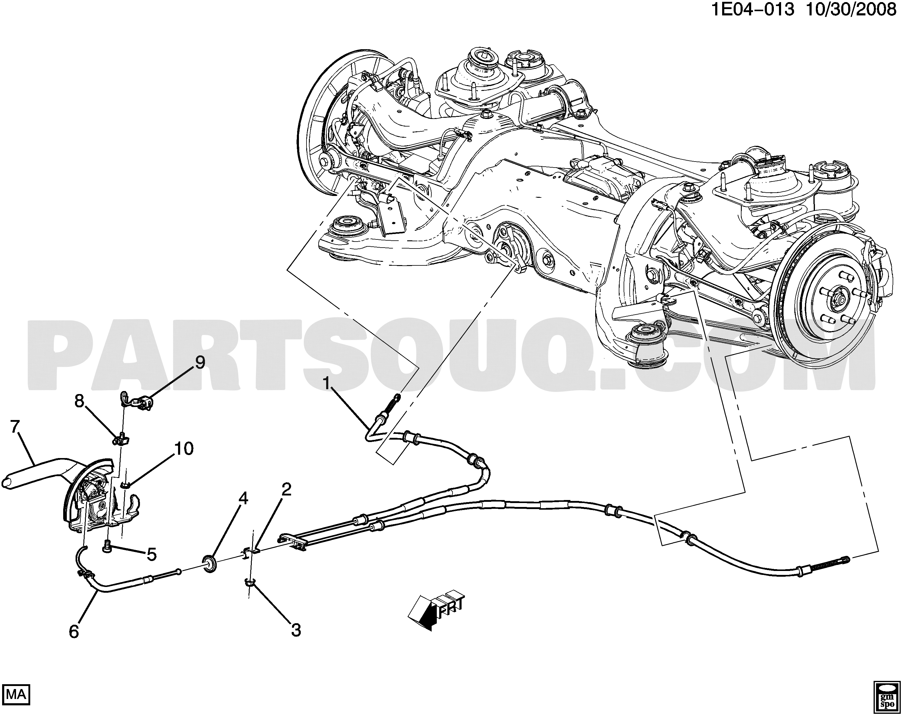 Parking Brake Cable Guide - Camaro5 Chevy Camaro Forum / Camaro ZL1, SS ...