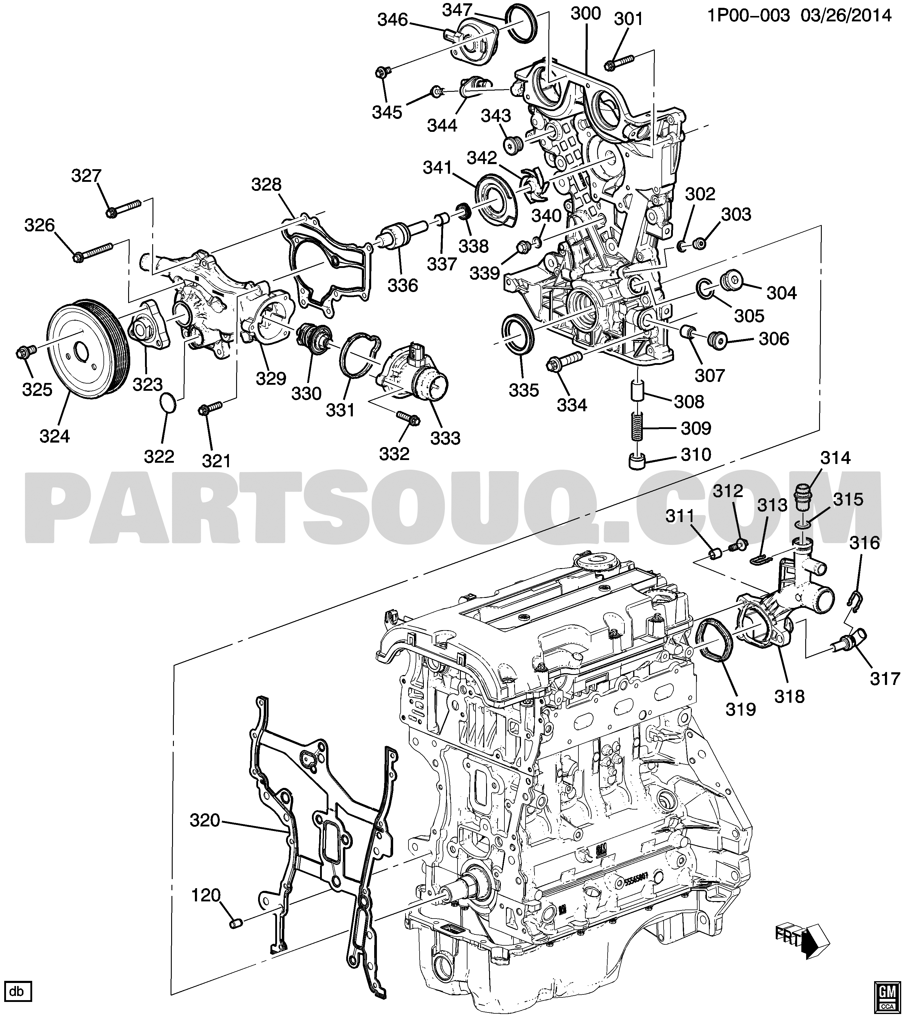 4-CYLINDER ENGINE | Chevrolet Trax (1J5) 2017 | Parts